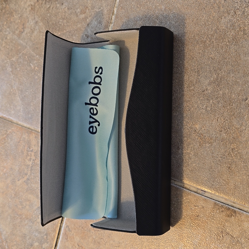 Eyebobs cases & branded cleaner